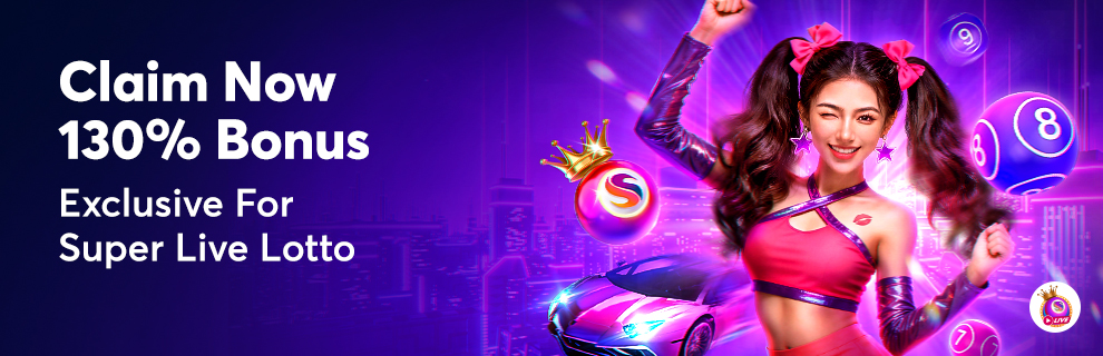130% Welcome Bonus in Super Live Lotto